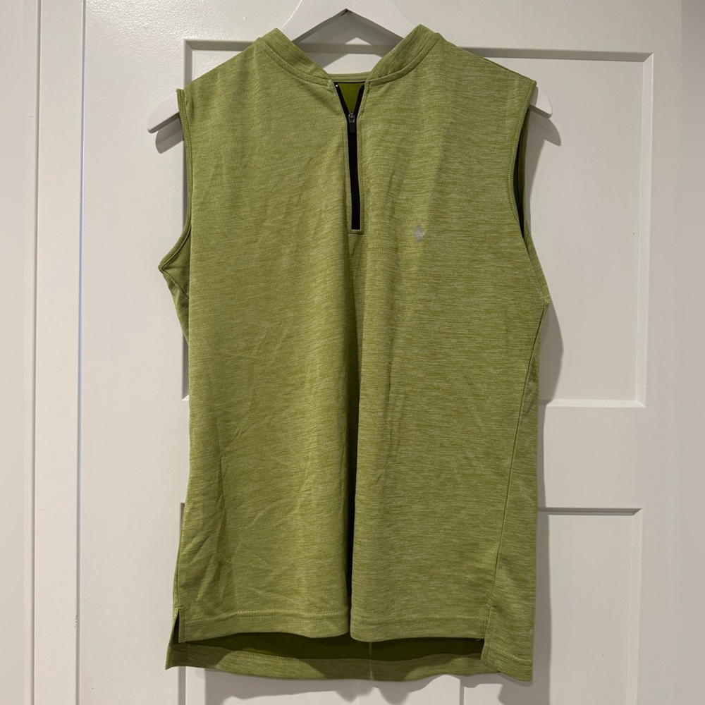 Lime Green SANTINY Golf Tank Tops